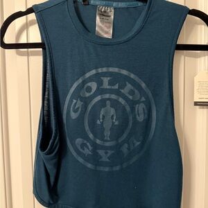 Gymshark Gold’s Gym Women's Blue Tank Top